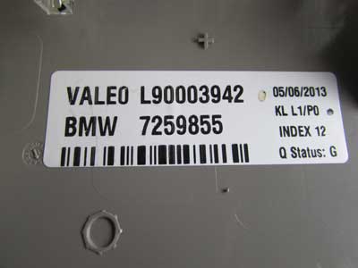BMW Third 3rd Brake Light Valeo 63257259855 F30 320i 328i 330i 335i 340i Hybrid 3 Sedan4